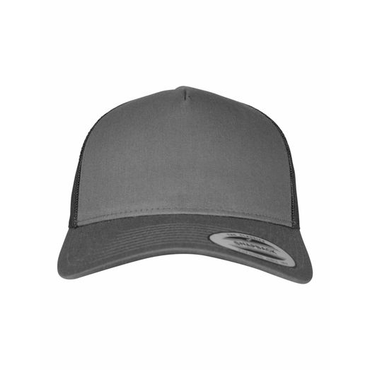 Flexfit 5 Panel Retro Trucker Cap Charcoal