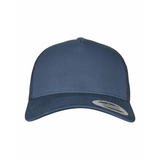 Flexfit 5 Panel Retro Trucker Cap Navy