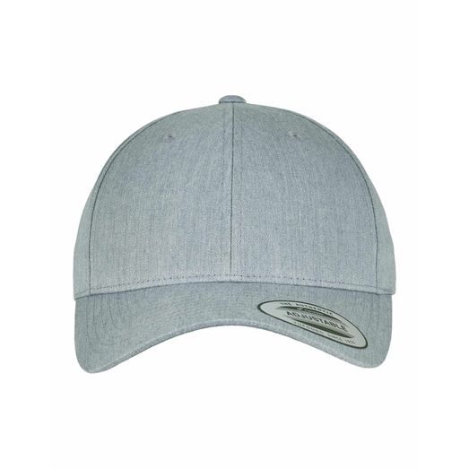 Flexfit Curved Classic Snapback Cap Heather Grey