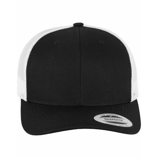 Flexfit Retro Trucker Two Tone Cap Black/White