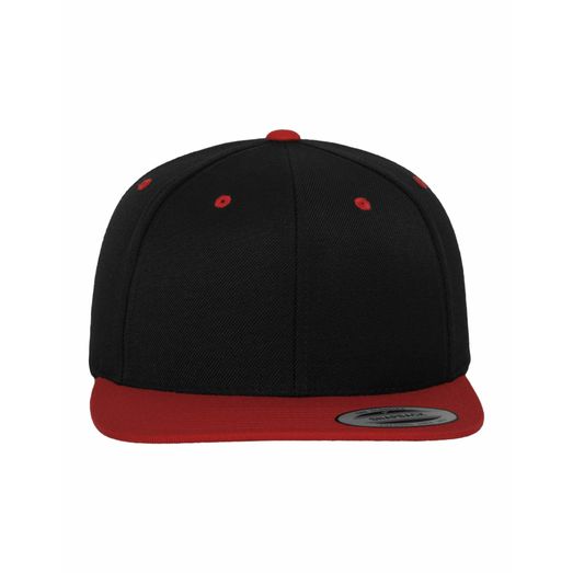 Flexfit Two Tone Classic Snapback Cap Black/Red