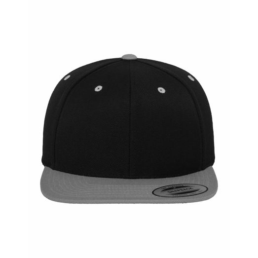 Flexfit Two Tone Classic Snapback Cap Black/Silver