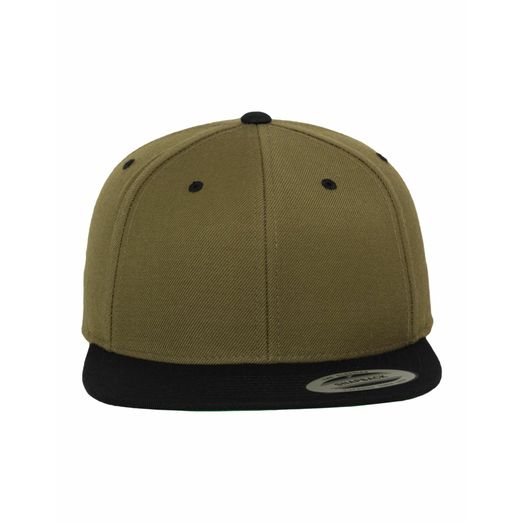 Flexfit Two Tone Classic Snapback Cap Olive/Black