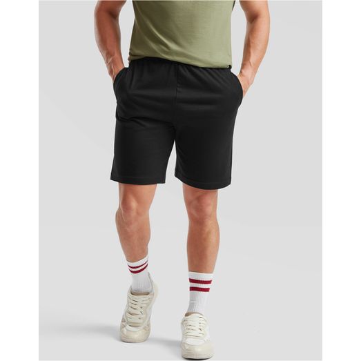 Fruit Of The Loom Iconic Jersey Shorts Black
