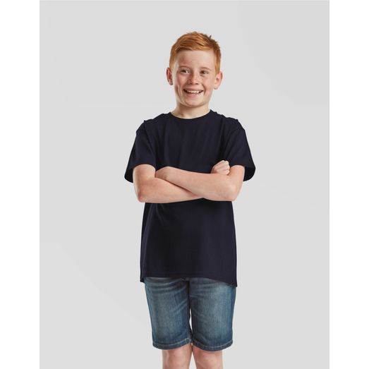 Fruit Of The Loom Kids Iconic 195 Tee Deep Navy