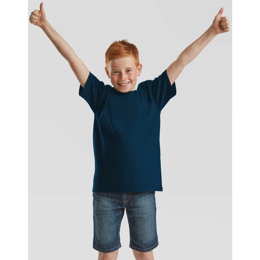 Fruit Of The Loom Kids Iconic 195 Tee Mountain Blue