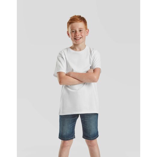 Fruit Of The Loom Kids Iconic 195 Tee White