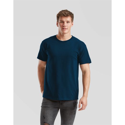 Fruit Of The Loom Men's Iconic 195 Ring Spun Premium T Mountain Blue