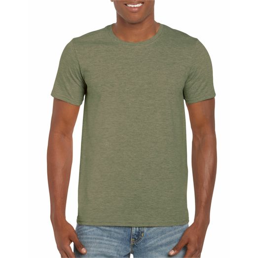Gildan Softstyle Adult T-Shirt Heather Military Green