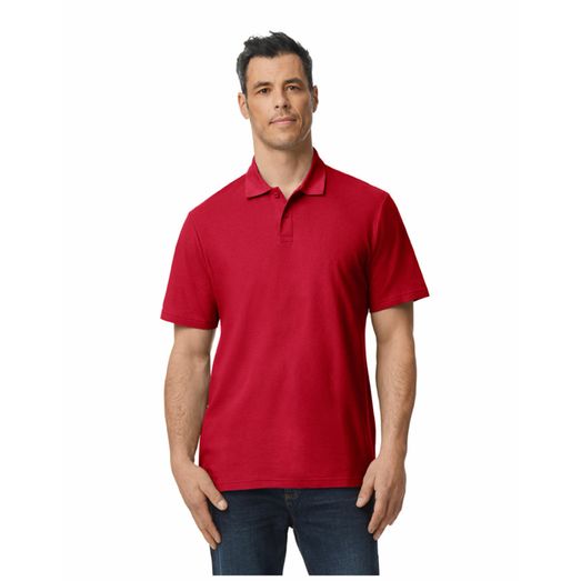Gildan Softstyle® Adult Double Pique Polo Cherry Red