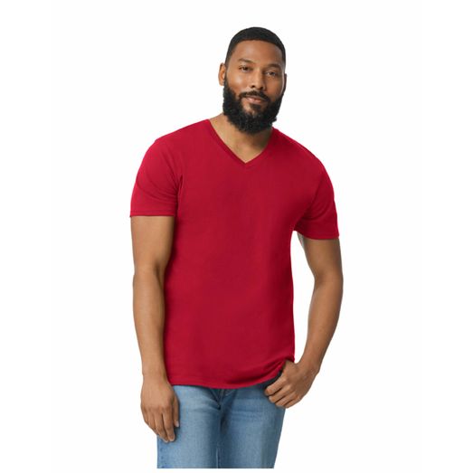 Gildan Softstyle® Adult V-Neck T-Shirt Cherry Red