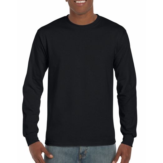 Gildan Ultra Cotton™ Adult Long Sleeve T-Shirt Black