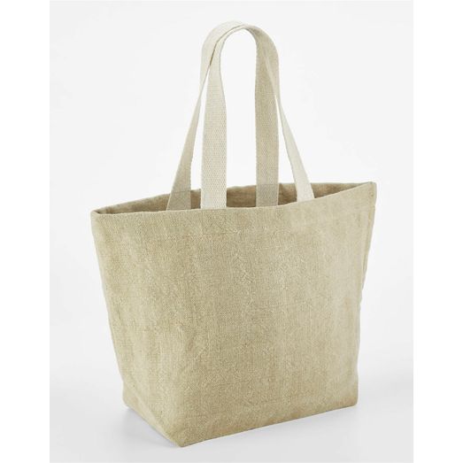 Westford Mill Soft Washed Jute Beach Bag Natural