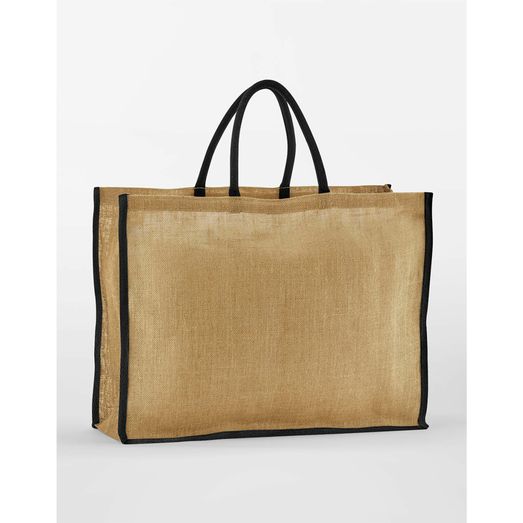 Westford Mill Starch Jute Market Shopper Natural/Black