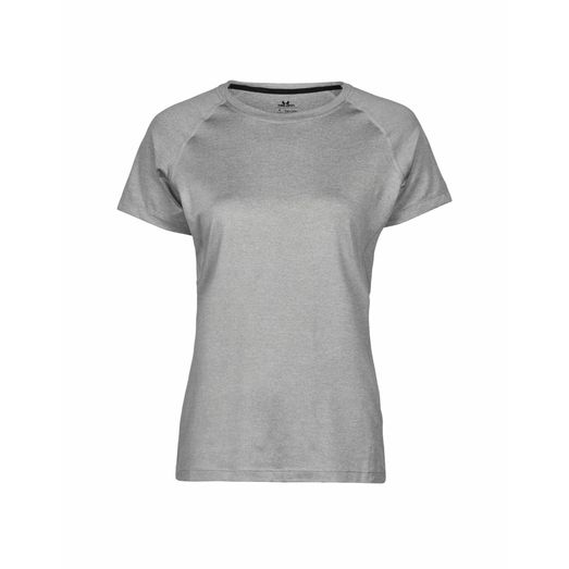 Tee Jays Ladies' CoolDry Tee Grey Melange
