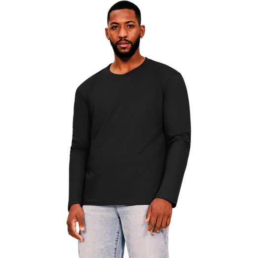 Casual Classics Ringspun 150 Long Sleeve T-Shirt - Black