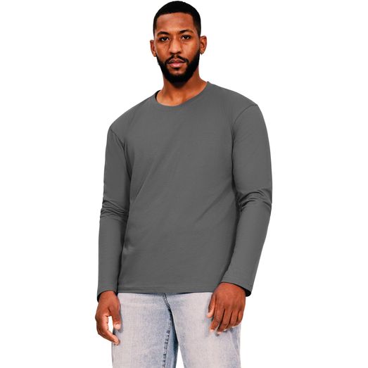 Casual Classics Ringspun 150 Long Sleeve T-Shirt - Charcoal