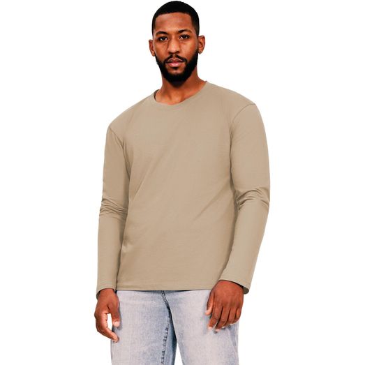 Casual Classics Ringspun 150 Long Sleeve T-Shirt - Sand