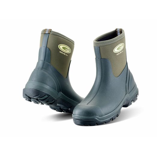 Grubs Midline 5.0 Ankle Wellington Boots Moss Green