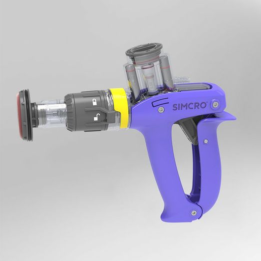 Simcro 5.0 mL VS Tube Fed Injector 1.5” Needle Guard