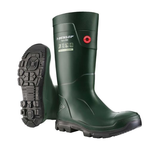 Dunlop Purofort TerraPro Wellington Boot Green