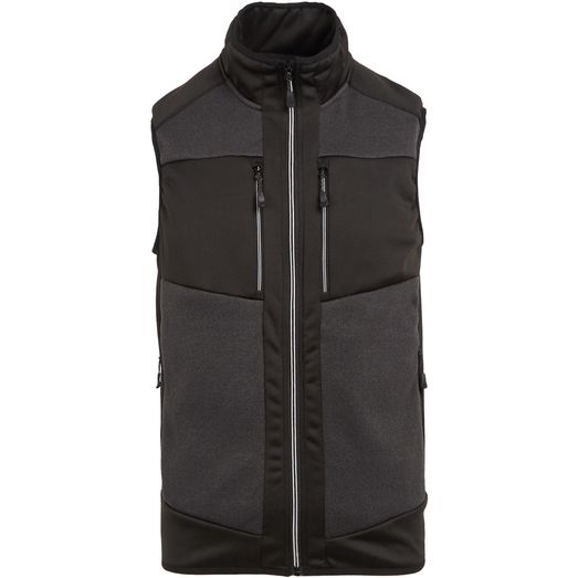 Regatta Professional Evolve Knit Effect Stretch Unisex Bodywarmer - Ash/Black