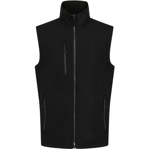 Regatta Professional Navigate 2 Layer Softshell Bodywarmer - Black/Seal Grey