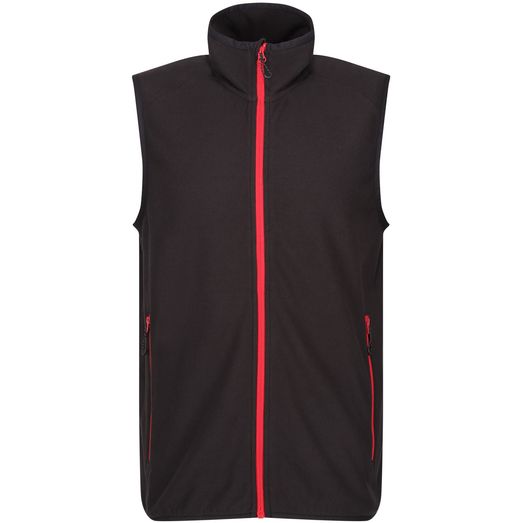 Regatta Professional Navigate Fleece Bodywarmer - Black/Classic Red