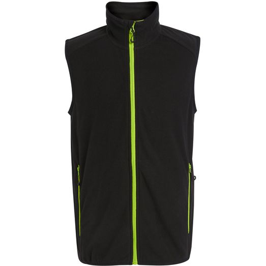 Regatta Professional Navigate Fleece Bodywarmer - Black/Lime