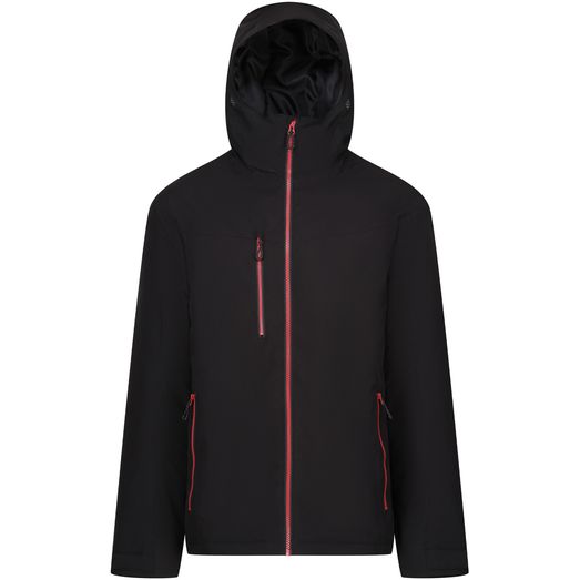 Regatta Professional Navigate Waterproof Insulated Jacket - Black/Classic Red