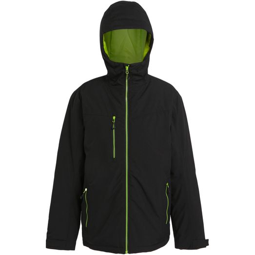 Regatta Professional Navigate Waterproof Insulated Jacket - Black/Lime