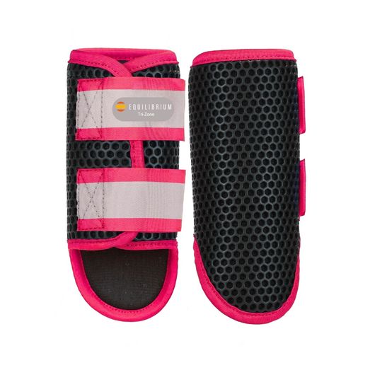 Equilibrium Tri-Zone Brushing Boots Black/Fluorescent Pink