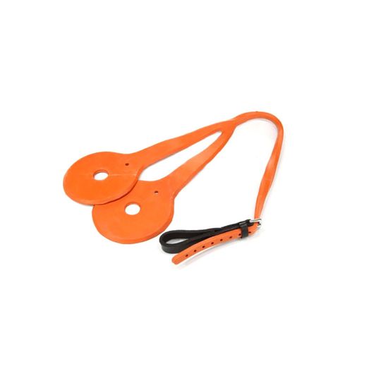 Mackey Australian Noseband Orange