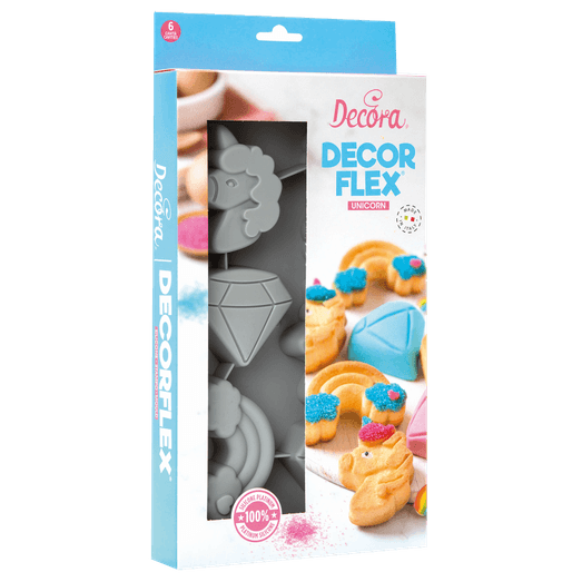 Waldhausen Unicorn, Rainbow, and Diamond Baking Mould Set