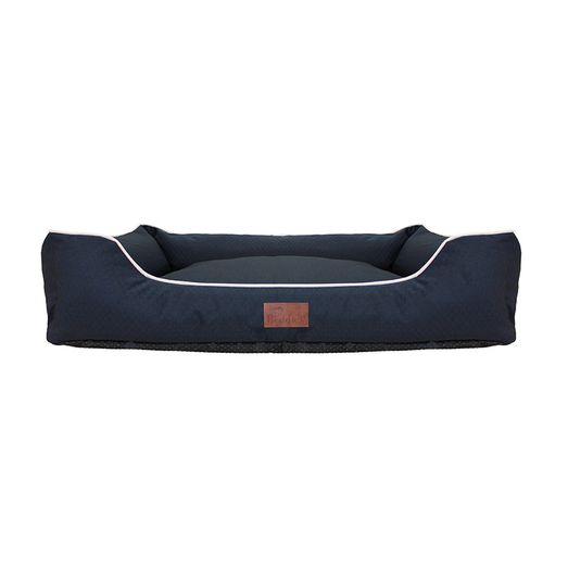 Beddies Waterproof Lounger Dog Bed Navy/Beige