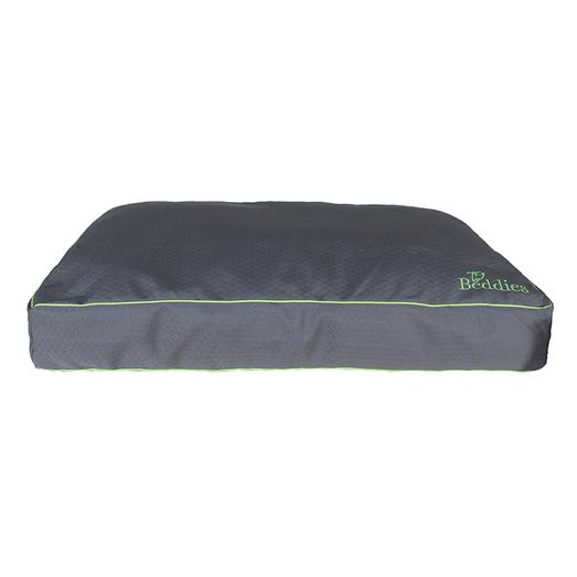 Beddies Waterproof Mattress Dog Bed Charcoal/Lime