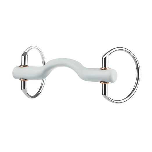 Beris Soft Tongue Port Eggbutt Snaffle Bit