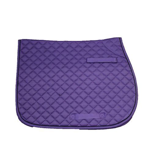 Equi-Sential Cotton Quilted Saddle Cloth Purple/Navy
