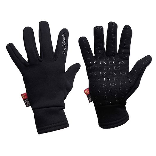 Equi-sential Breton Fleece Riding Glove Black