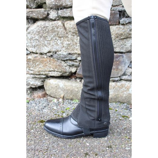 Equisential Amara Half Chaps Black