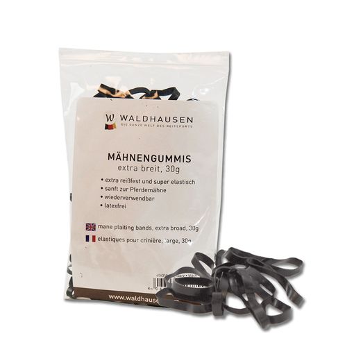 Waldhausen Extra Broad Mane Plaiting Bands White