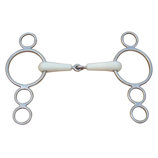 Mackey Flexi Continental 3 Ring Jointed Gag