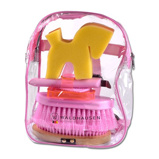 Waldhausen Horse Grooming Kit Backpack Pink