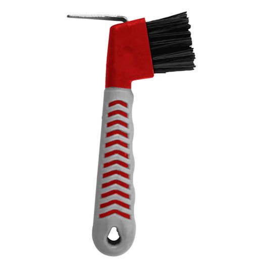 Equi-Sential Hoofpick brush Grippy Red/Grey