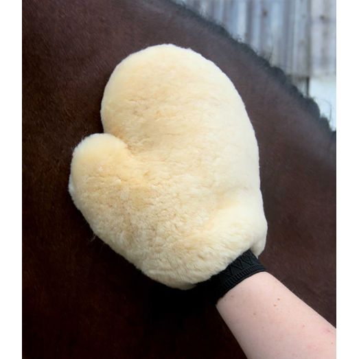 Waldhausen Lambskin Grooming Glove Natural