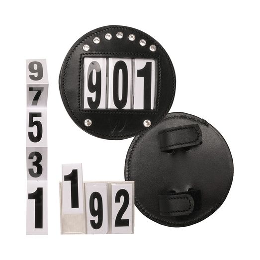 Waldhausen Leather Bridle Numbers Black