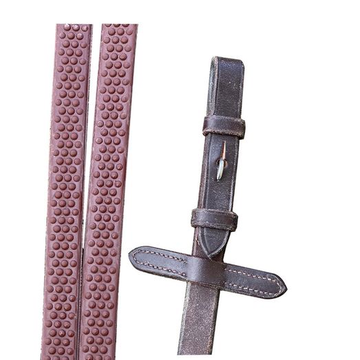 Mackey Legend Super Grip Reins Brown