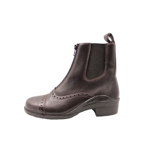 Mackey Beech Zip Boots Brown