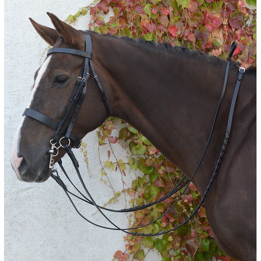 Mackey Classic Double Bridle Black