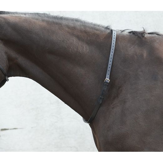 Mackey Classic Leather Neck Strap Black